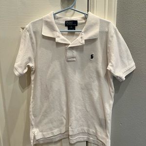 Boys white Ralph Lauren polo size 6